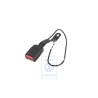 Original VW Belt Latch With Warning Contact Satin Black - 6N0857755A 01C