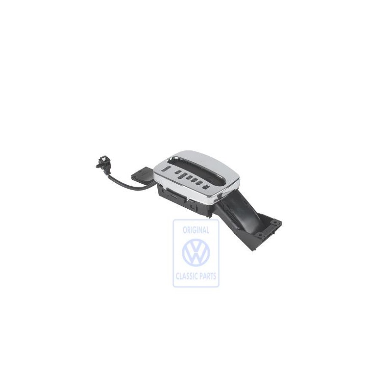 Original VW Trim For Shift Mechanism With Cover Strip Chrome - 6N1713204B 2ZZ