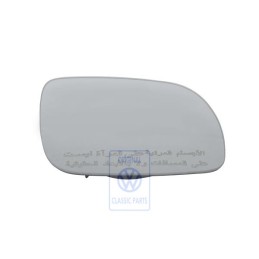 Original VW Mirror Glass Convex With Carrier Plate - 6N1857522D