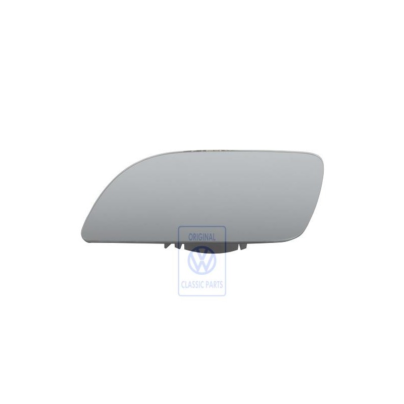 Original VW Mirror Glass (Convex) With Carrier Plate - 6Q0857521B
