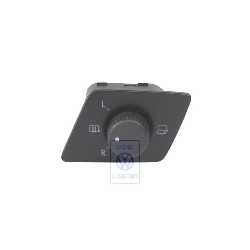Original VW Switch For Electric Adjustable Exterior Mirrors - 6Q1959565G 20H