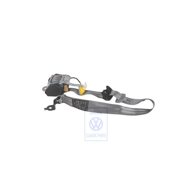 Original VW Three-Point Automatic Seat Belt With Belt Tensioner - 6Q4857705J HCQ