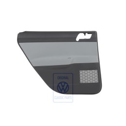 Original VW Door Trim Fabric/Leatherette Silver Grey/Anthracite - 6Q6867211GERJQ