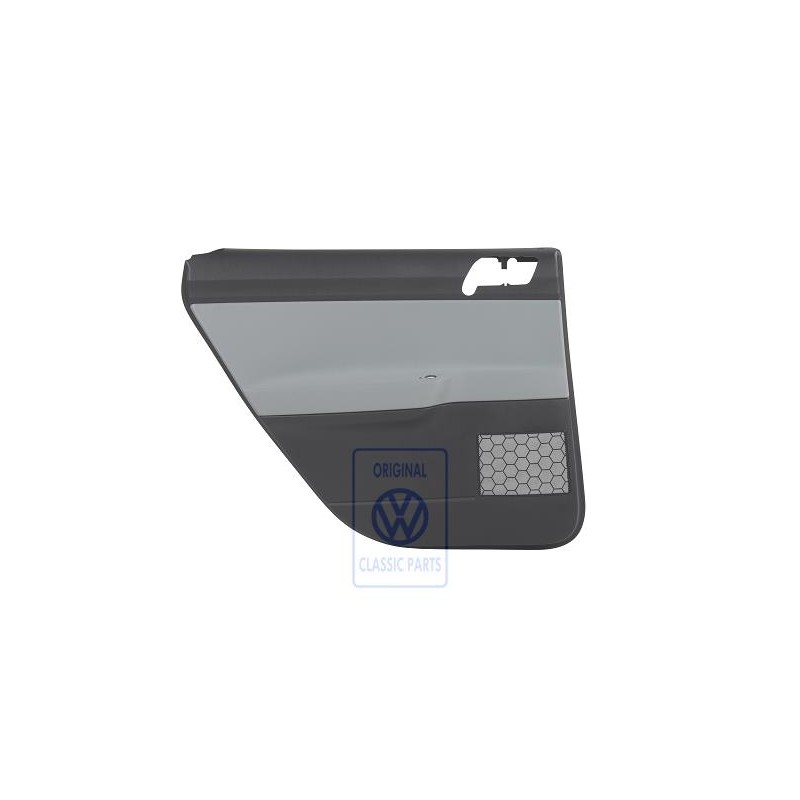 Original VW Door Trim Fabric/Leatherette Silver Grey/Anthracite - 6Q6867211GERJQ