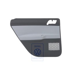 Original VW Door Trim Fabric/Leatherette Silver Grey/Anthracite - 6Q6867211GGSSS