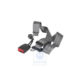 Original VW Lap Belt With Belt Lock Flannel Grey - 6X0857487B E66