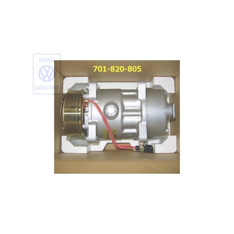 Original VW A/C Compressor With Electro-Magnetic Coupling - 701820805