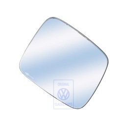 Original VW Mirror Glass (Convex) With Carrier Plate - 701857522H
