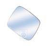 Original VW Mirror Glass (Convex) With Carrier Plate - 701857522H
