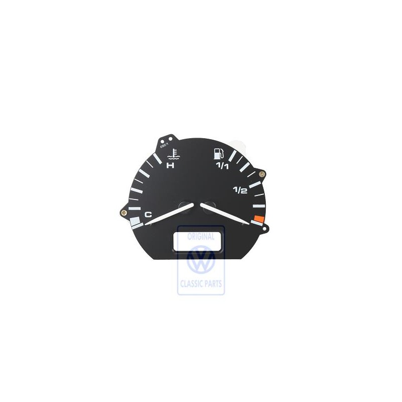 Original VW Fuel Gauge And Coolant Temperature Display - 701919045L