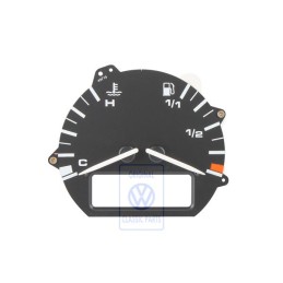 Original VW Fuel Gauge And Coolant Temperature Display - 701919045N
