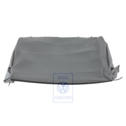 Original VW Backrest Cover (Cloth/Leatherette) Dark Grey - 703883455ATEEN