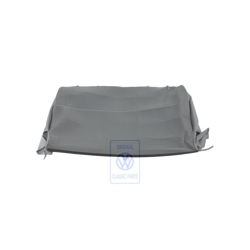 Original VW Backrest Cover (Cloth/Leatherette) Dark Grey - 703883455ATEEN