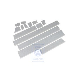 Original VW 1 Set Decorative Trims For Waist Line Silver Grey - 703898524 N7P