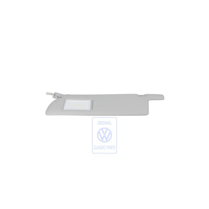 Original VW Sun Visor With Illuminated Mirror And Cover Grey - 705857551C 8ZZ