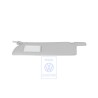 Original VW Sun Visor With Illuminated Mirror And Cover Grey - 705857551C 8ZZ