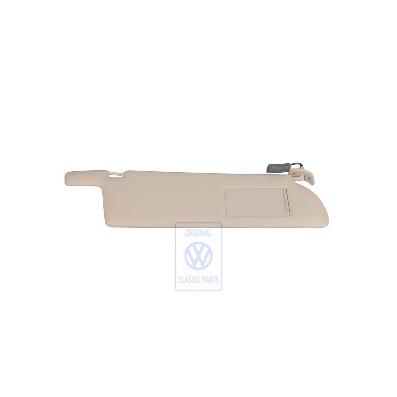Original VW Sun Visor With Illuminated Mirror And Cover - 705857552AB3PS