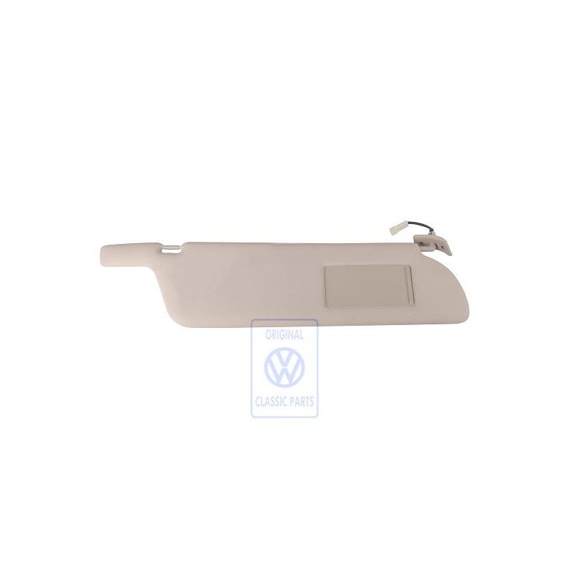 Original VW Sun Visor With Illuminated Mirror And Cover Sahara - 705857552ABT17