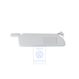 Original VW Sun Visor With Illuminated Mirror And Cover Grey - 705857552C 8ZZ