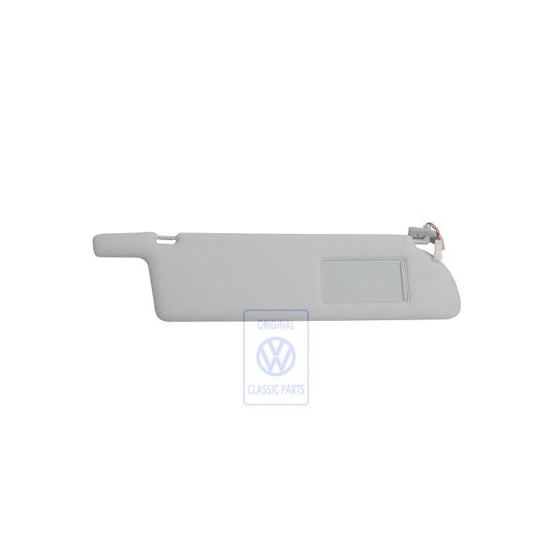Original VW Sun Visor With Illuminated Mirror And Cover Beige - 705857552G 9ZZ