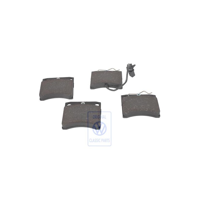 Original VW 1 Set: Brake Pads With Wear Indicator For Disc Brake - 7D0698151H