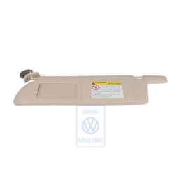 Original VW Sun Visor With Illuminated Mirror And Cover - 7D0857551R 3PS