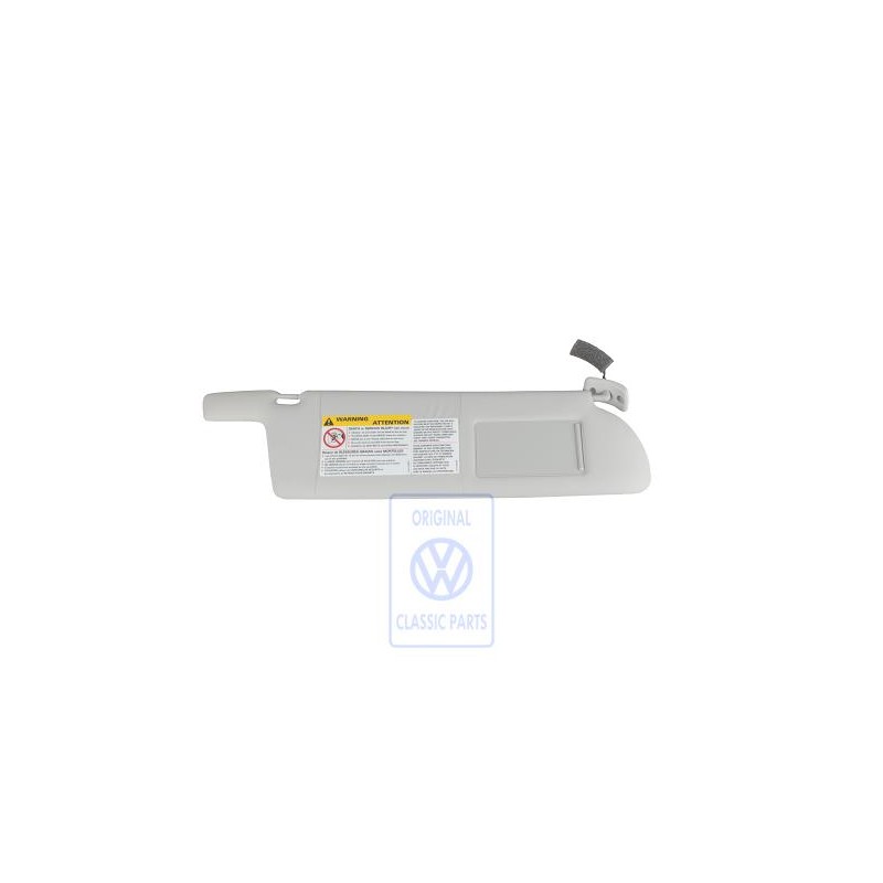 Original VW Sun Visor With Illuminated Mirror And Cover - 7D0857552M X14