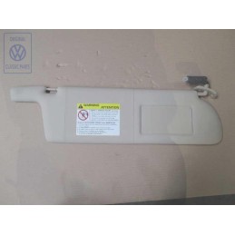Original VW Sun Visor With Illuminated Mirror And Cover - 7D0857552R 3PS