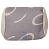 Original VW Head Restraint Cover (Cloth) Flannel Grey/Dark Grey - 7D0881921P HRA