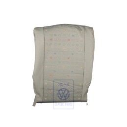 Original VW Backrest Cover (Cloth/Leatherette) Flannel Grey - 7D0883455AHHQA