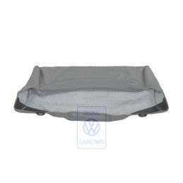 Original VW Backrest Cover (Leather/Leatherette) Flannel Grey - 7D0885805AGRPW