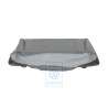 Original VW Backrest Cover (Leather/Leatherette) Flannel Grey - 7D0885805AGRPW