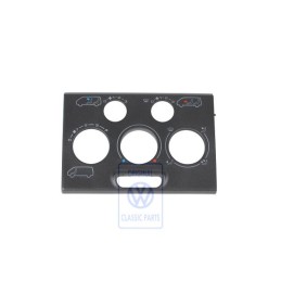 Original VW Trim For Fresh Air And Heater Controls Satin Black - 7D1819075C 01C