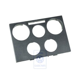 Original VW Trim For Fresh Air And Heater Controls Satin Black - 7D1819075D 01C