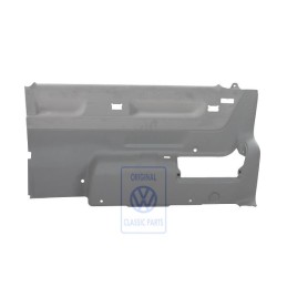 Original VW Side Panel Trim (Leatherette/Fabric) Flannel Grey - 7D3867036F HUP