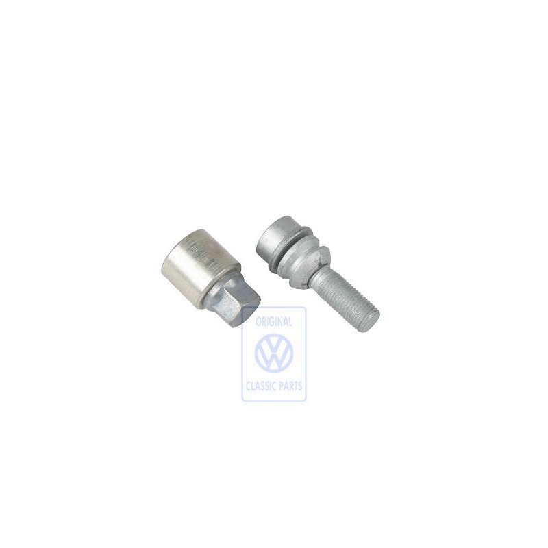 Original VW Wheel Bolt, Anti-Theft, With Adapter Code Keys - 7L0698139A 800