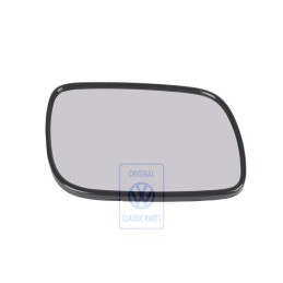 Original VW Mirror Glass Flat With Carrier Plate * Automatic - 7L6857522H