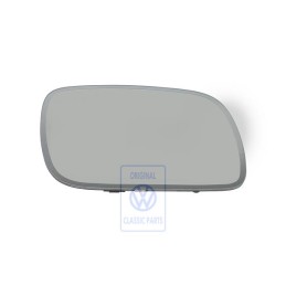 Original VW Mirror Glass Convex With Carrier Plate Automatic - 7L6857522K
