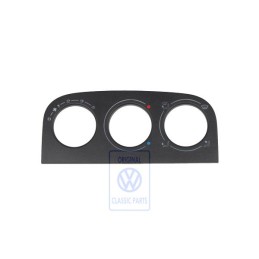 Original VW Trim For Fresh Air And Heater Controls Satin Black - 7M0819075D 01C