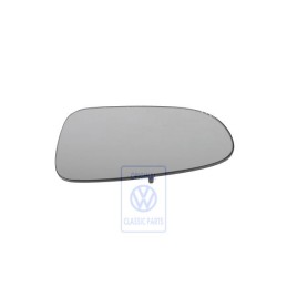Original VW Mirror Glass (Convex) With Carrier Plate - 7M0857521A