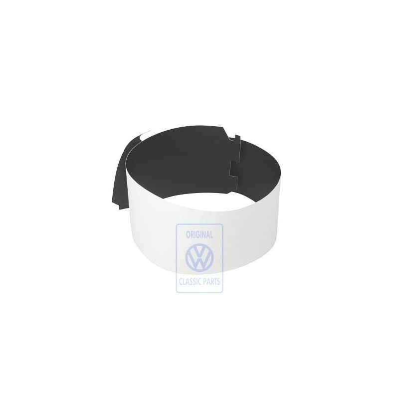 Original VW Trim Foil For Door Window Frame Satin Black - 7M3853310 01C