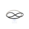 Original VW Door Seal, Inner Satin Black/Light Beige - 7M3867365A JWR