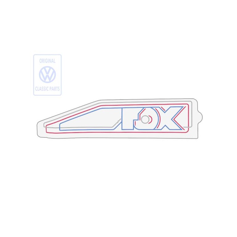 Original VW Trim Strip For Side Panel Stratos - 867853433F BBP