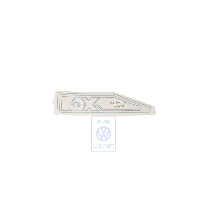 Original VW Trim Strip For Side Panel Stratos - 867853434F BBQ