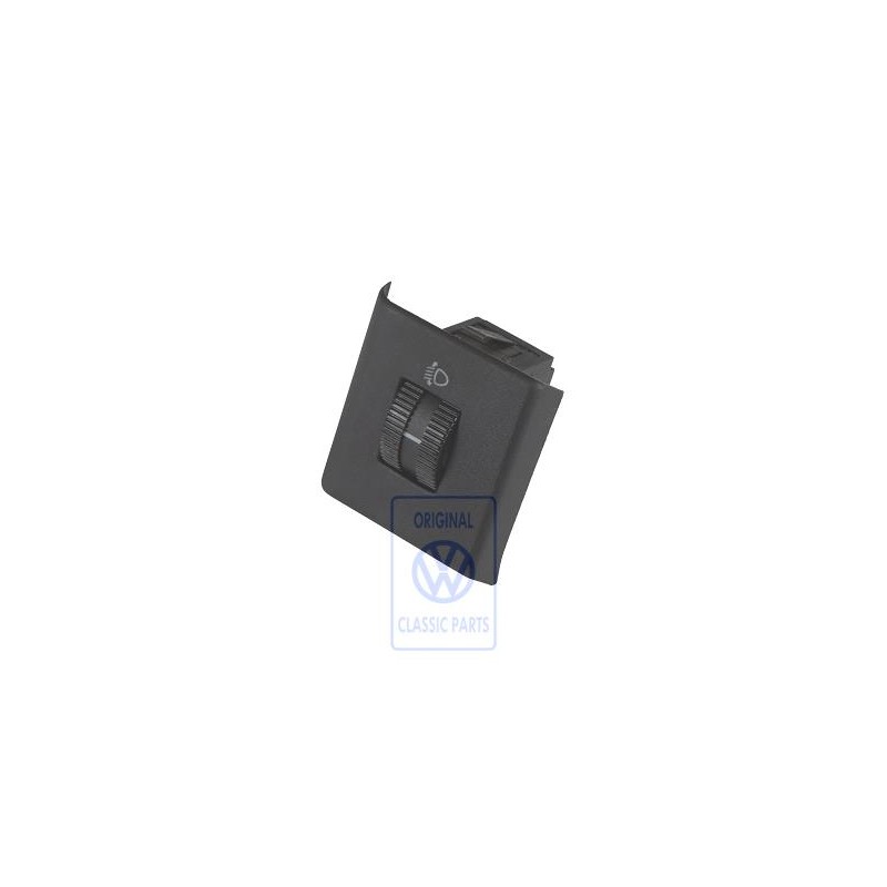 Original VW Switch For Headlight Range Control Satin Black - 867941333 01C