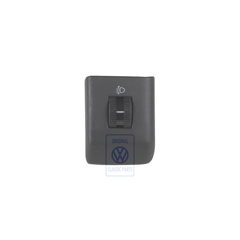Original VW Switch For Headlight Range Control Satin Black - 868941333 01C