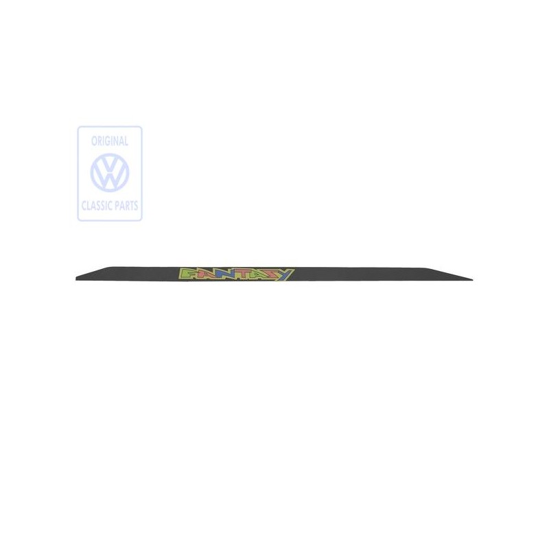 Original VW Impact Protection Film With Lettering Satin Black - 871853806 CKA