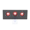 Original VW Trim For Fresh Air And Heater Controls Satin Black - 893819073B 01C