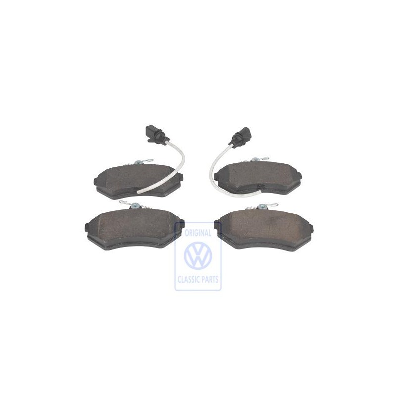 Original VW 1 Set Of Brake Pads With Wear Display For Disc Brakes - JZW698151G