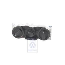 Original VW Fresh Air And Heater Controls Satin Black - 1J0820045E 01C